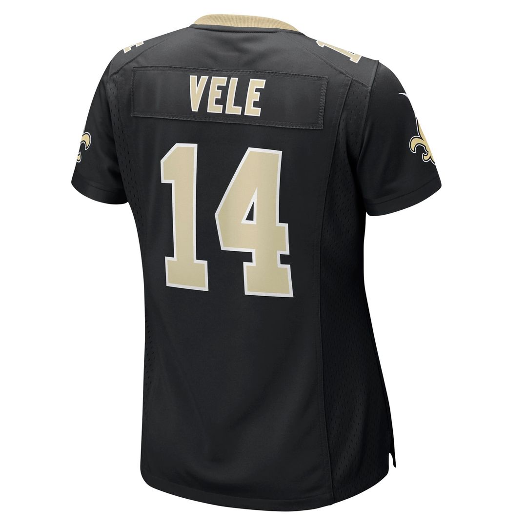 Devaughn Vele New Orleans Saints Women's Team Game Jersey - Black