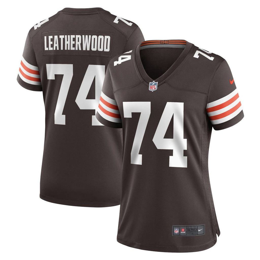 Alex Leatherwood Cleveland Browns Women's Team Game Jersey - Brown