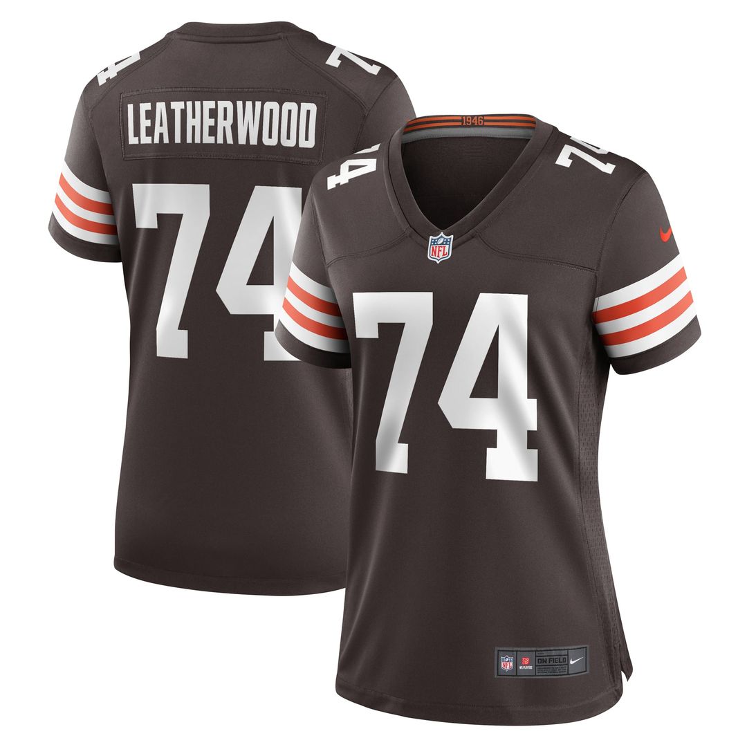 Alex Leatherwood Cleveland Browns Women's Team Game Jersey - Brown