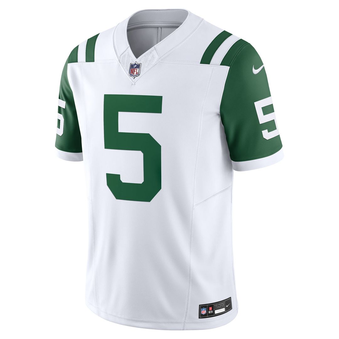 Garrett Wilson New York Jets Classic Alternate Vapor F.U.S.E. Limited Jersey - White