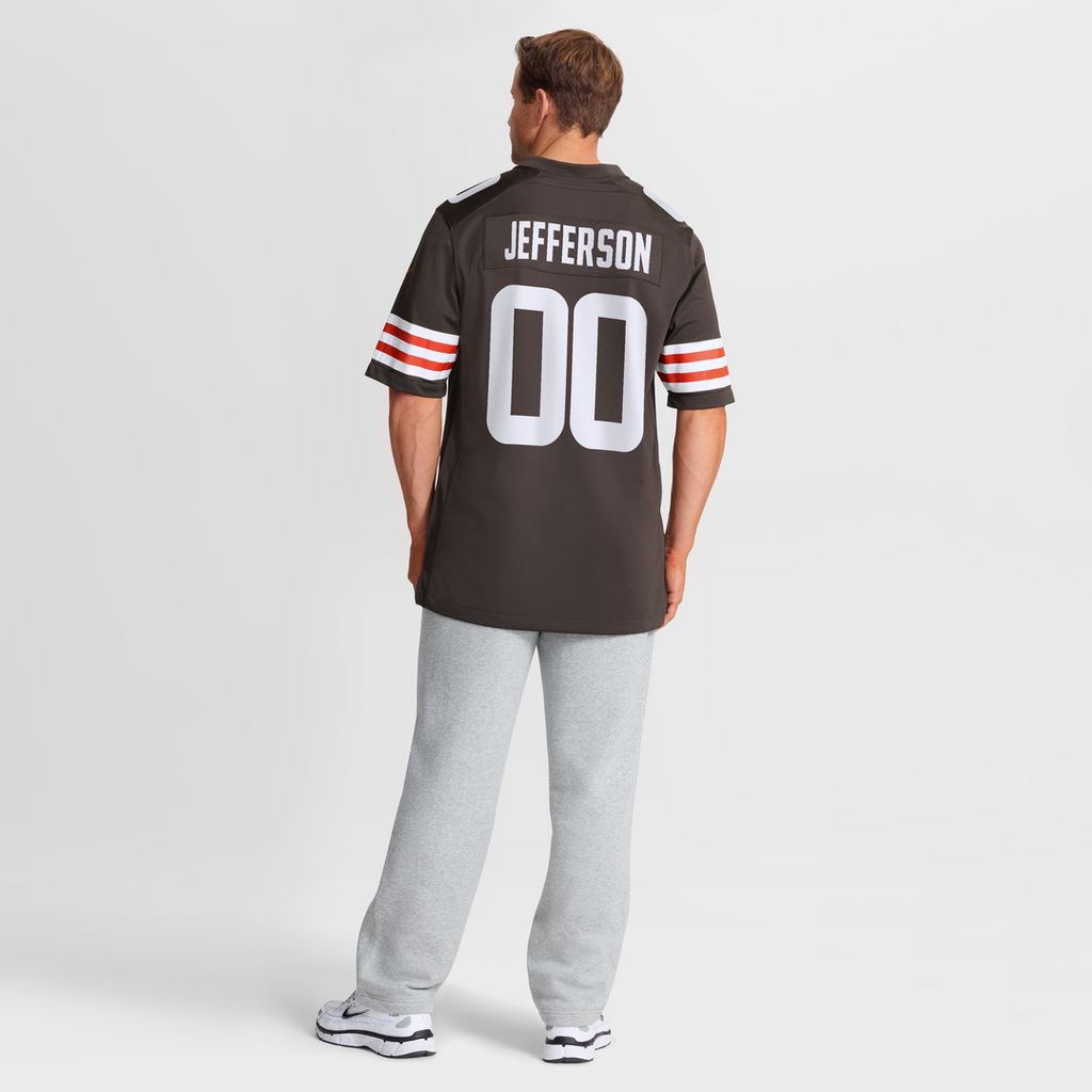 Justin Jefferson Cleveland Browns Game Jersey - Brown