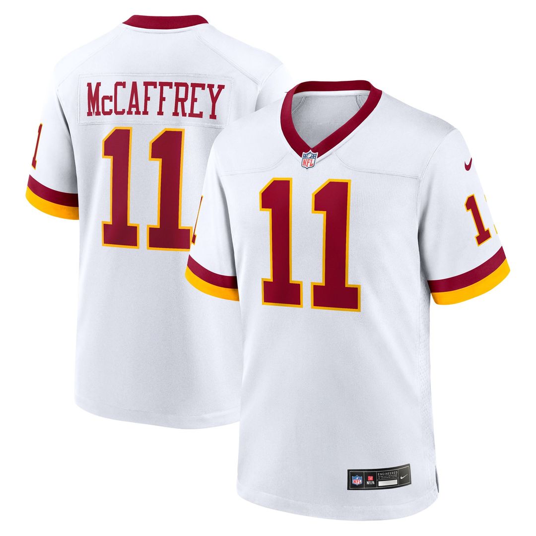 Luke McCaffrey Washington Commanders Hail Raiser Alternate Game Jersey - Black
