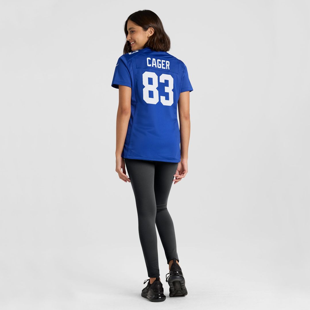 Lawrence Cager New York Giants Women's Home Game Player Jersey - Royal
