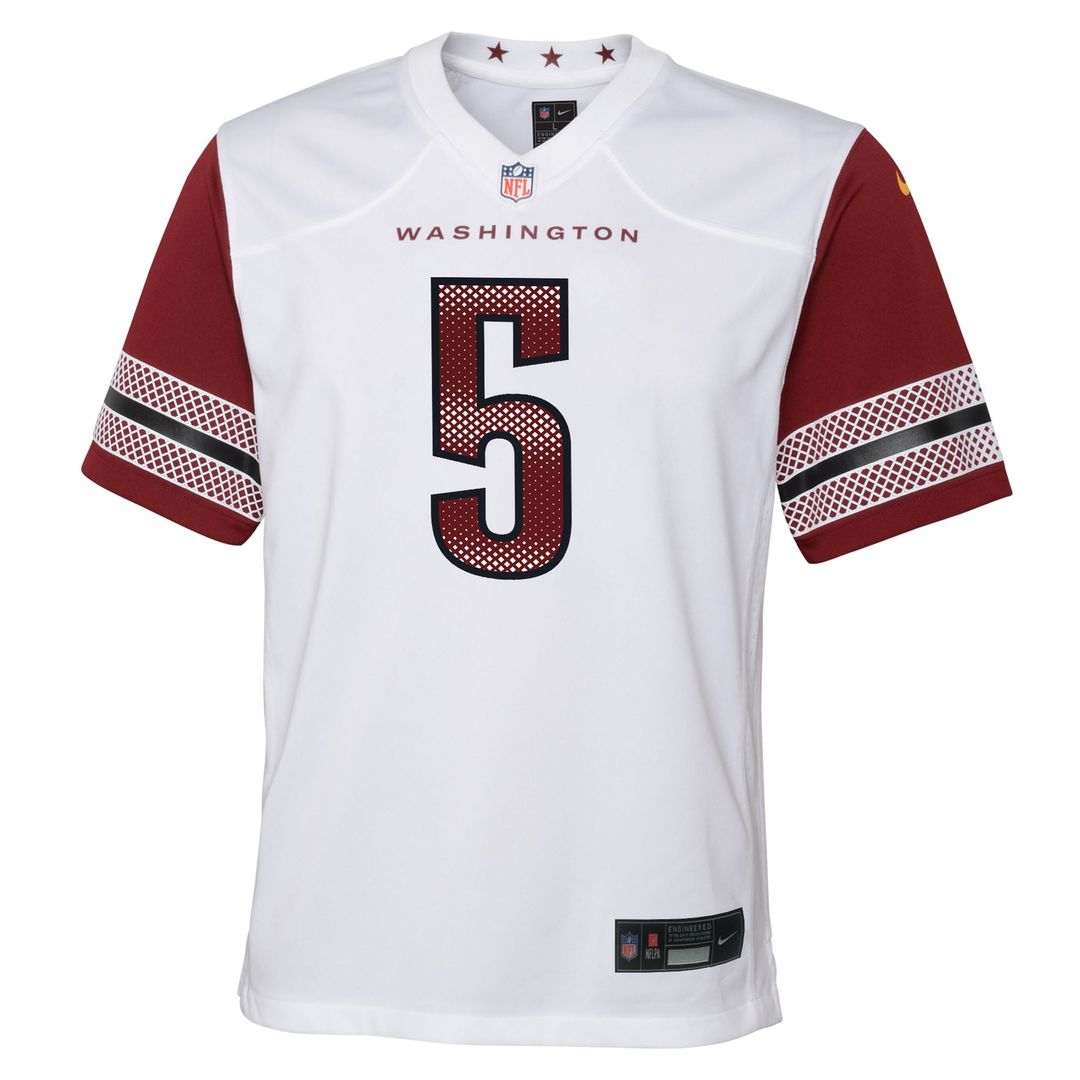 Jayden Daniels Washington Commanders Youth Alternate Game Jersey - Black