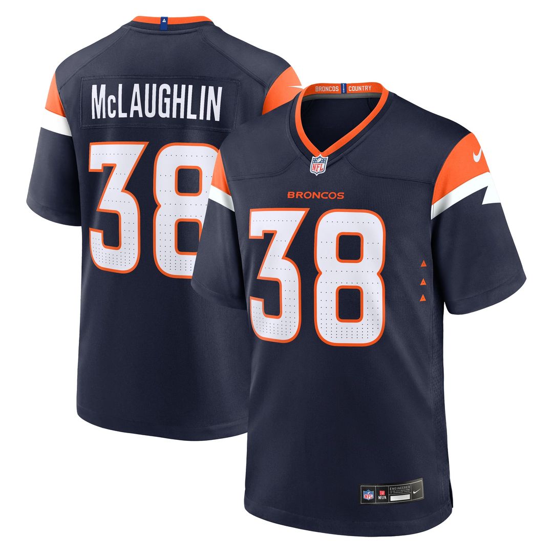 Jaleel McLaughlin Denver Broncos Game Jersey - White