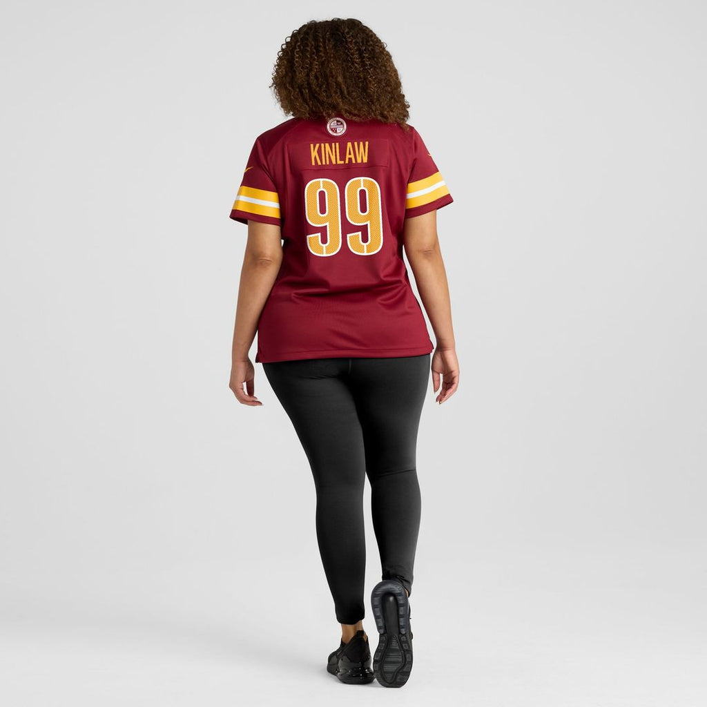 Javon Kinlaw Washington Commanders Women's Team Game Jersey - Burgundy
