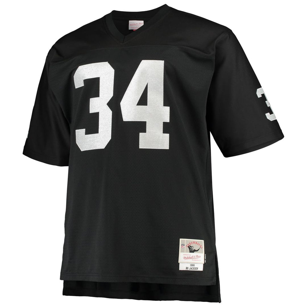 Bo Jackson Las Vegas Raiders Mitchell & Ness Big & Tall 1988 Retired Player Replica Jersey - White