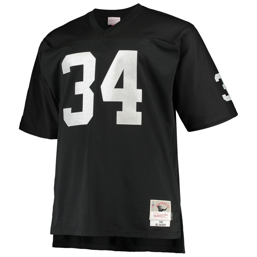 Bo Jackson Las Vegas Raiders Mitchell & Ness Big & Tall 1988 Retired Player Replica Jersey - White