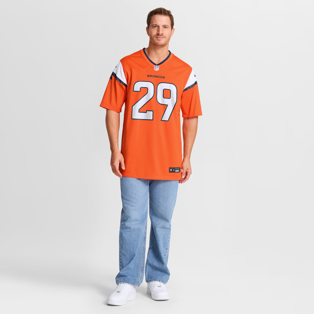 Ja'Quan McMillian Denver Broncos Team Game Jersey - Orange
