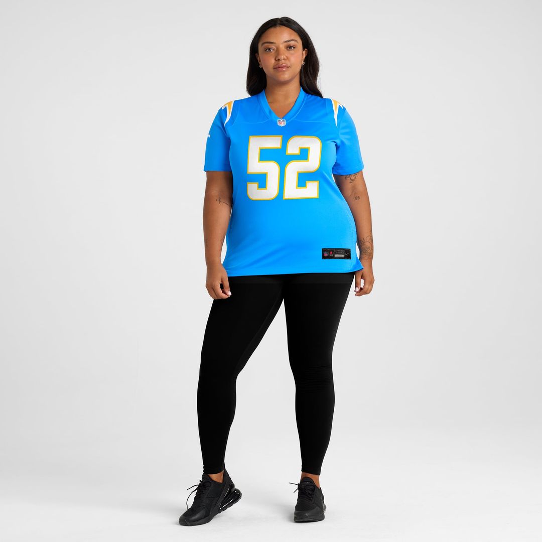 Khalil Mack Los Angeles Chargers Women's Player Jersey - Powder Blue