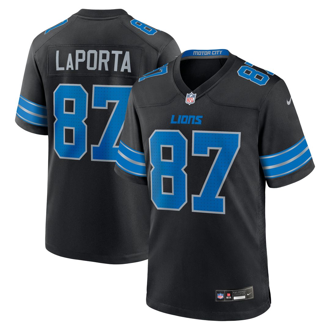 Sam LaPorta Detroit Lions White Game Jersey - White
