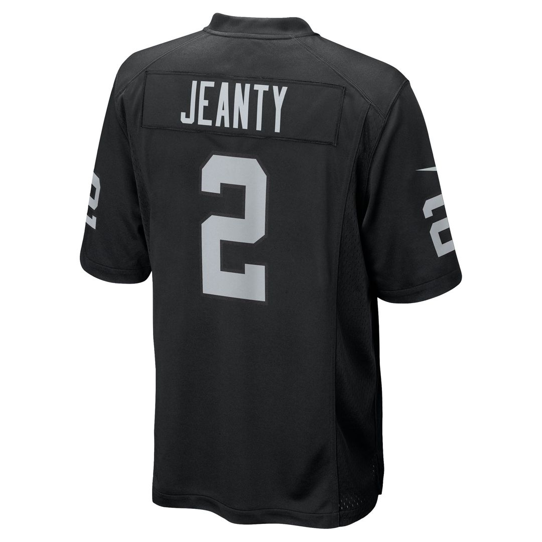 Ashton Jeanty Las Vegas Raiders Team Game Jersey - Black