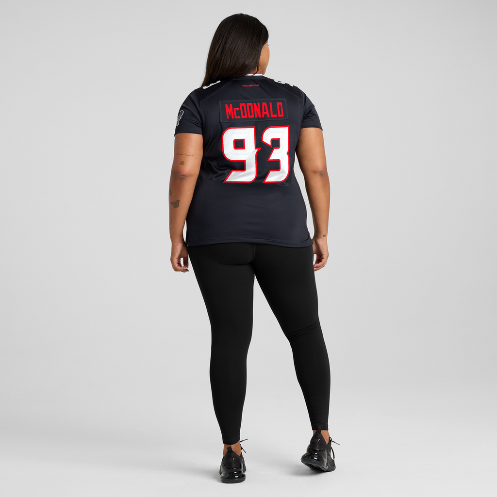 Kayden McDonald Houston Texans Women's Team Game Jersey - Navy