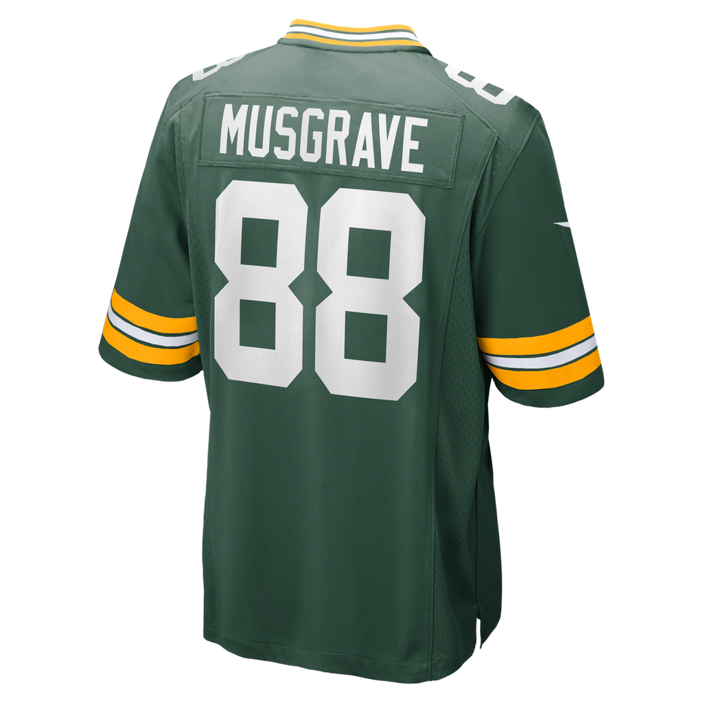 Luke Musgrave Green Bay Packers Game Jersey - Green