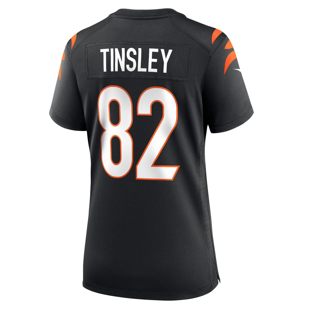 Mitchell Tinsley Cincinnati Bengals Women's Team Game Jersey - Black