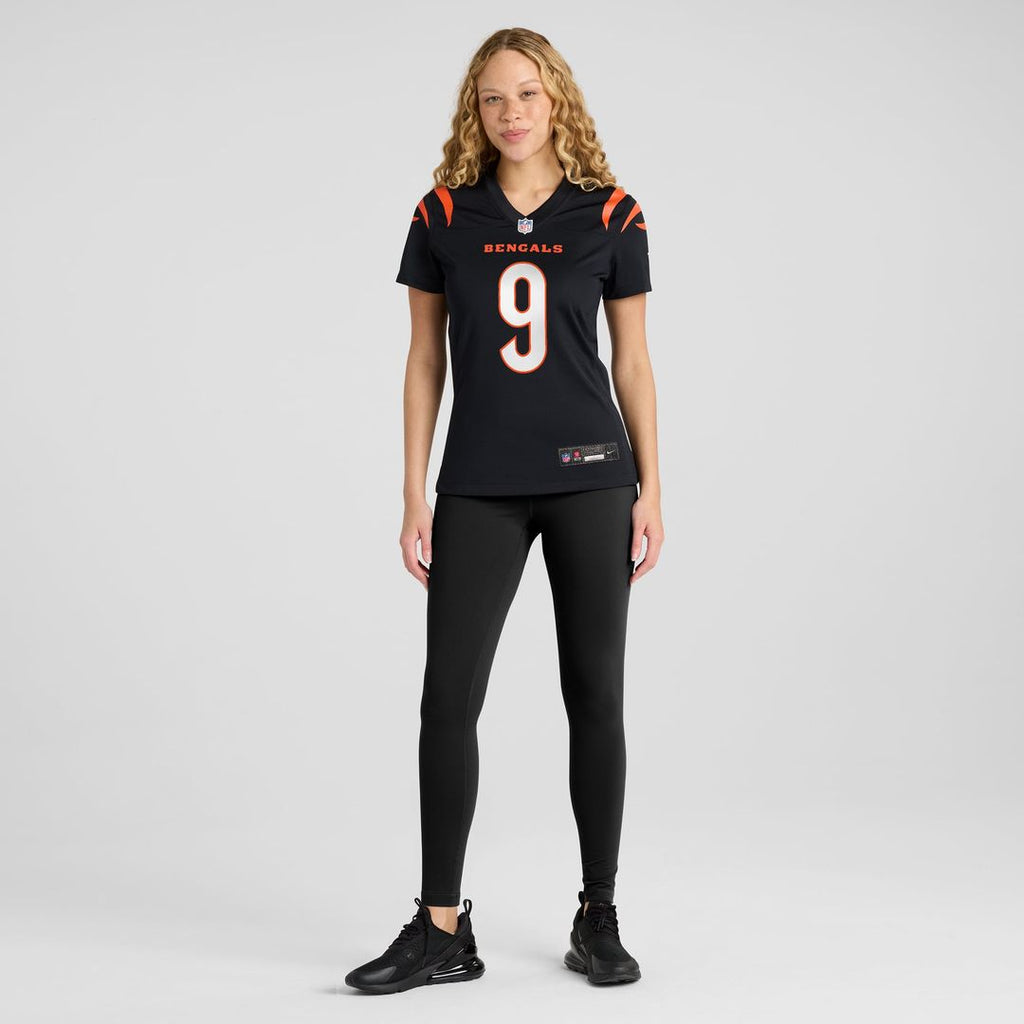Joe Burrow Cincinnati Bengals Women's Player Game Jersey - Black