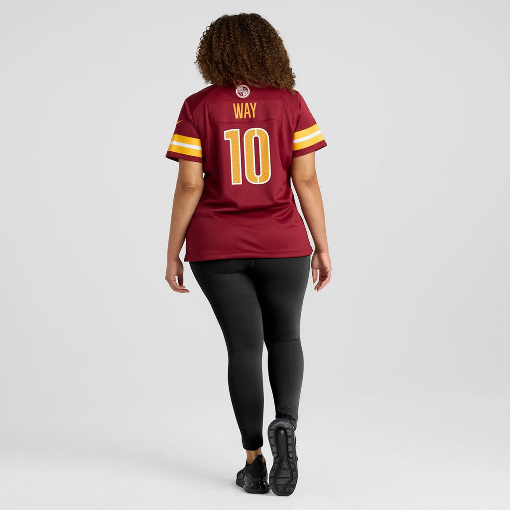 Tress Way Washington Commanders Women's Team Game Jersey - Burgundy