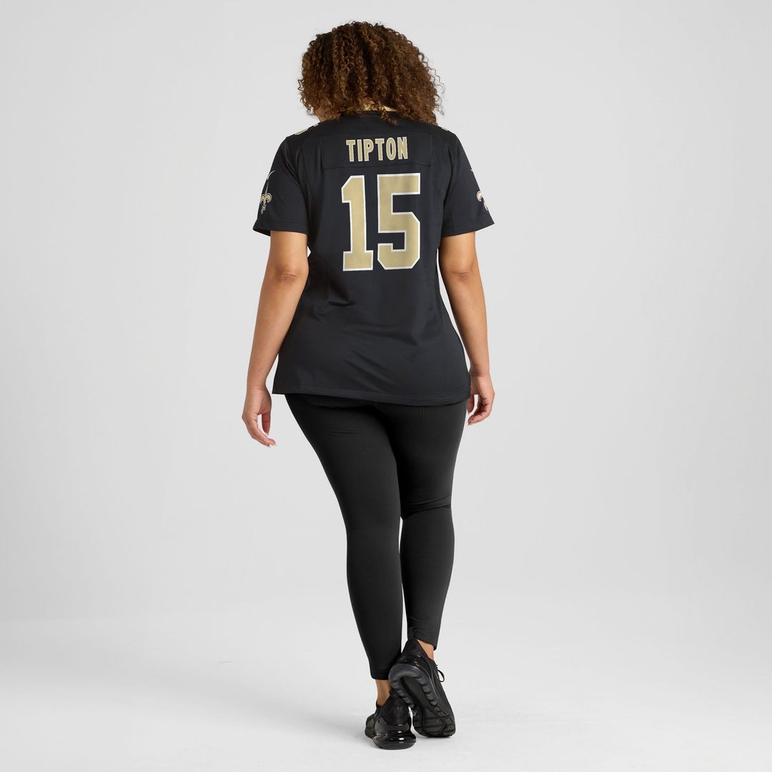 Mason Tipton New Orleans Saints Women's Team Game Jersey - Black