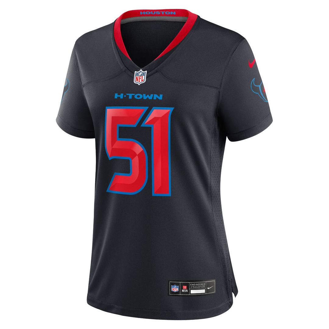 Will Anderson Jr. Houston Texans Women's 2nd Alternate Game Jersey - Navy