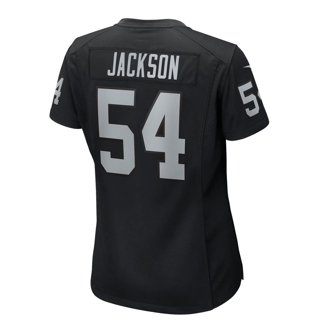 Brennan Jackson Las Vegas Raiders Women's Team Game Jersey - Black