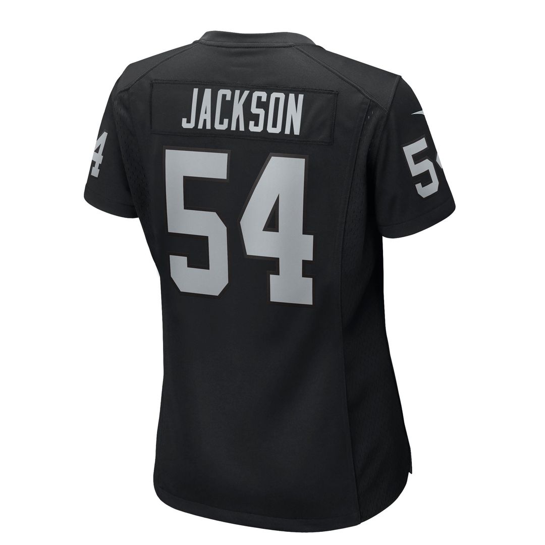 Brennan Jackson Las Vegas Raiders Women's Team Game Jersey - Black