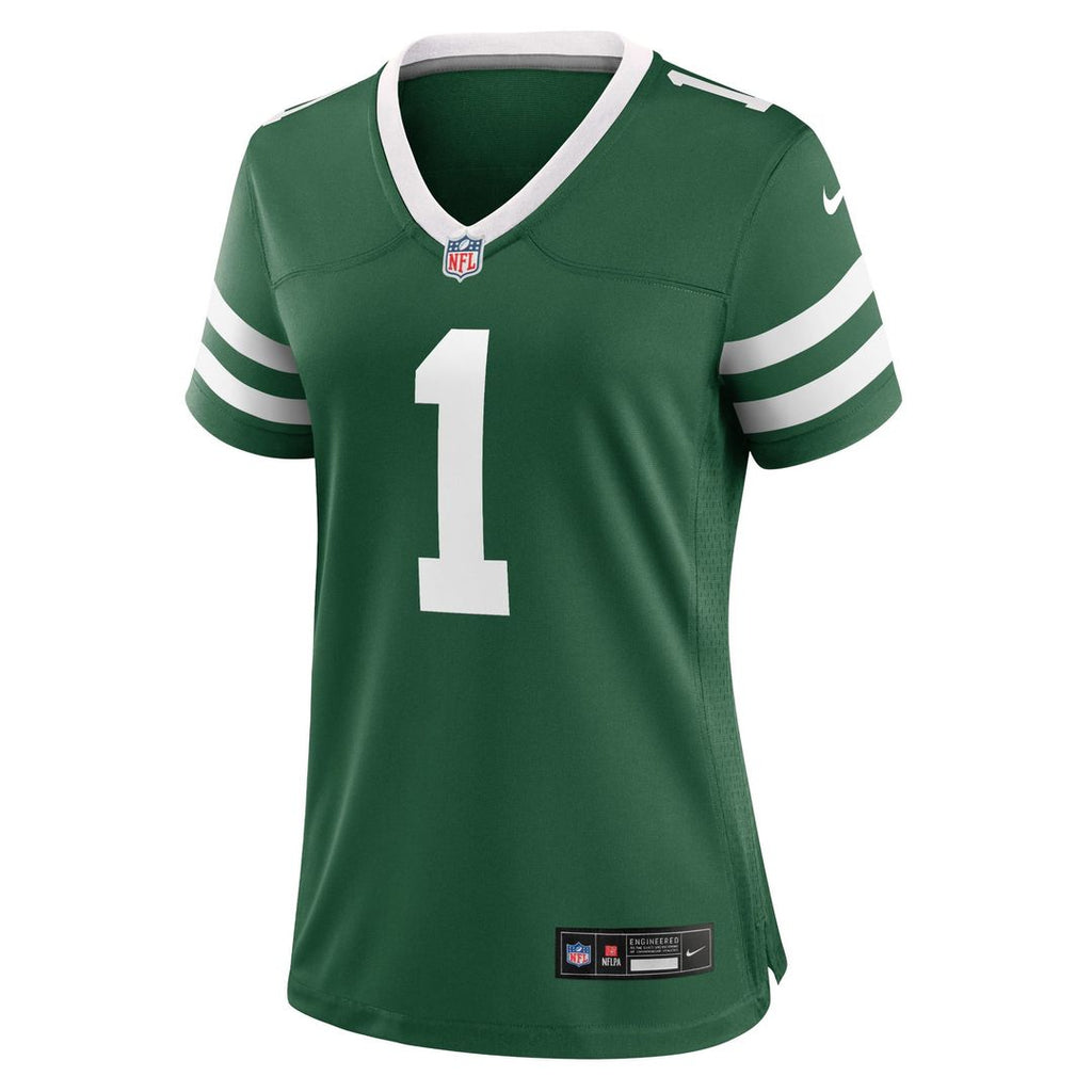 Ahmad Sauce Gardner New York Jets Women's Game Jersey - Legacy Green