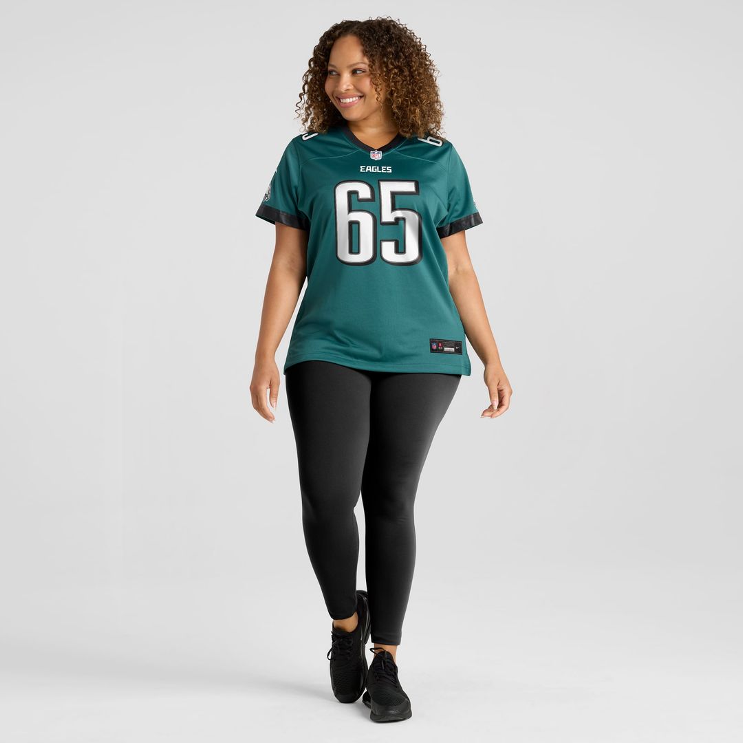 Lane Johnson Philadelphia Eagles Women's Team Game Jersey - Midnight Green
