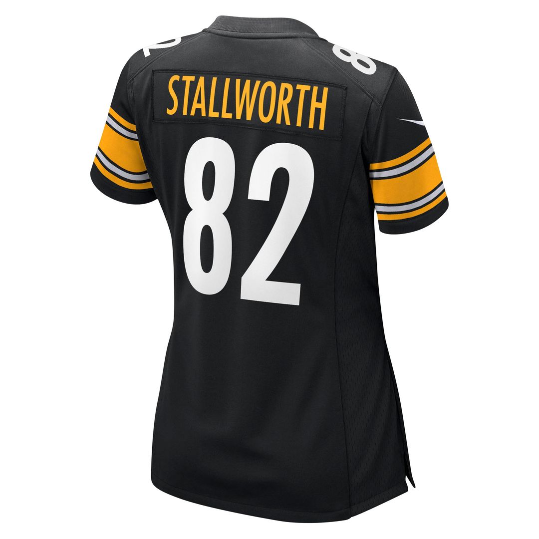 John Stallworth Pittsburgh Steelers Women's Retired Player Jersey - Black