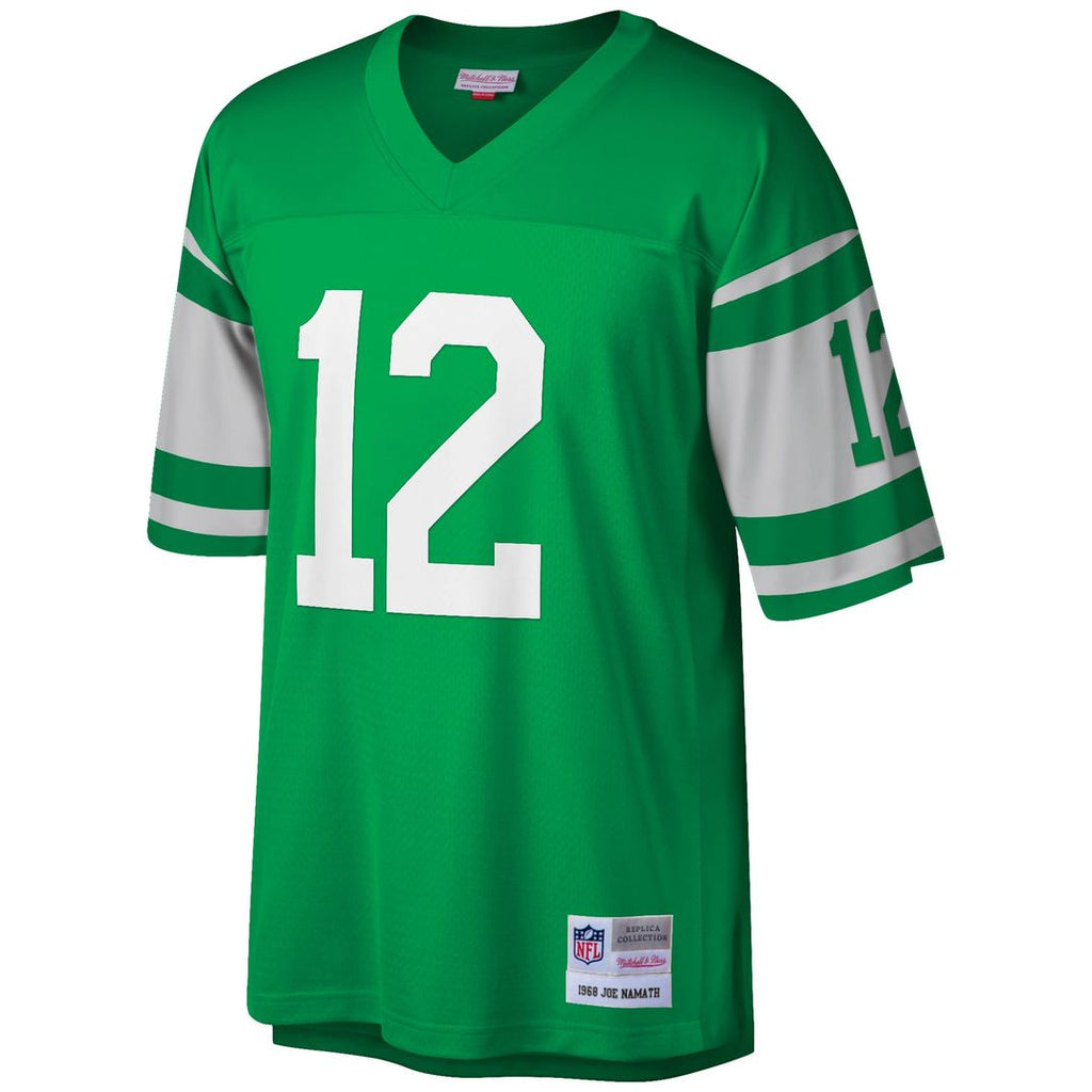 Joe Namath New York Jets Mitchell & Ness Big & Tall 1968 Retired Player Replica Jersey - Green