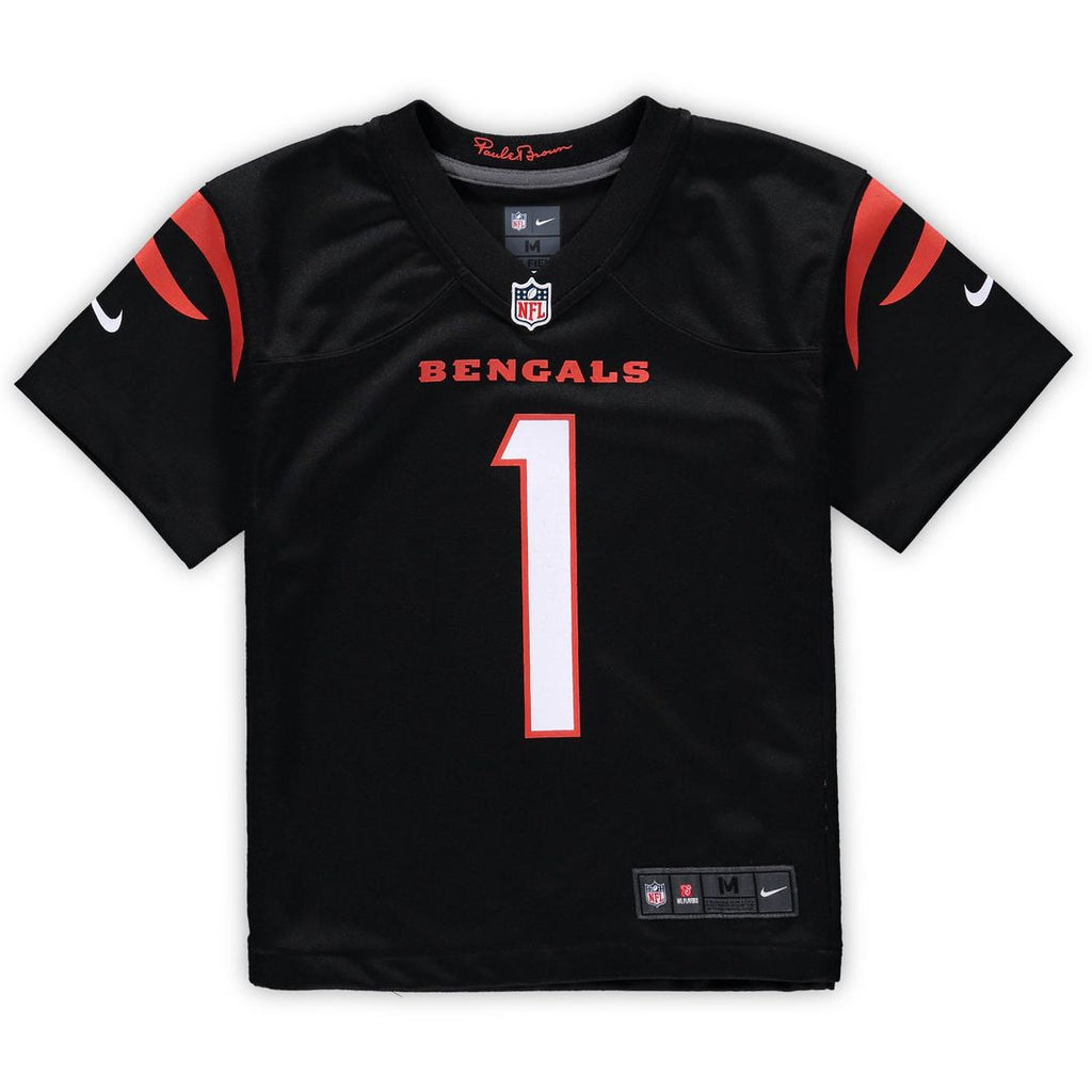 Ja'Marr Chase Cincinnati Bengals Preschool Game Jersey - Black