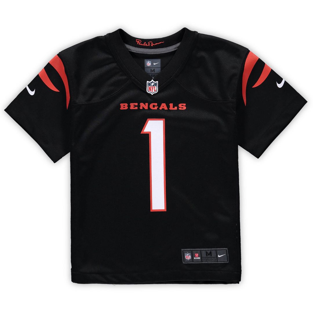 Ja'Marr Chase Cincinnati Bengals Preschool Game Jersey - Black
