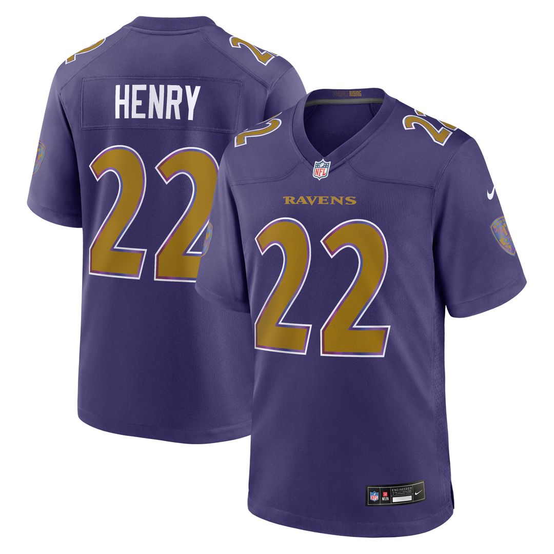 Derrick Henry Baltimore Ravens Alternate Game Jersey - Black