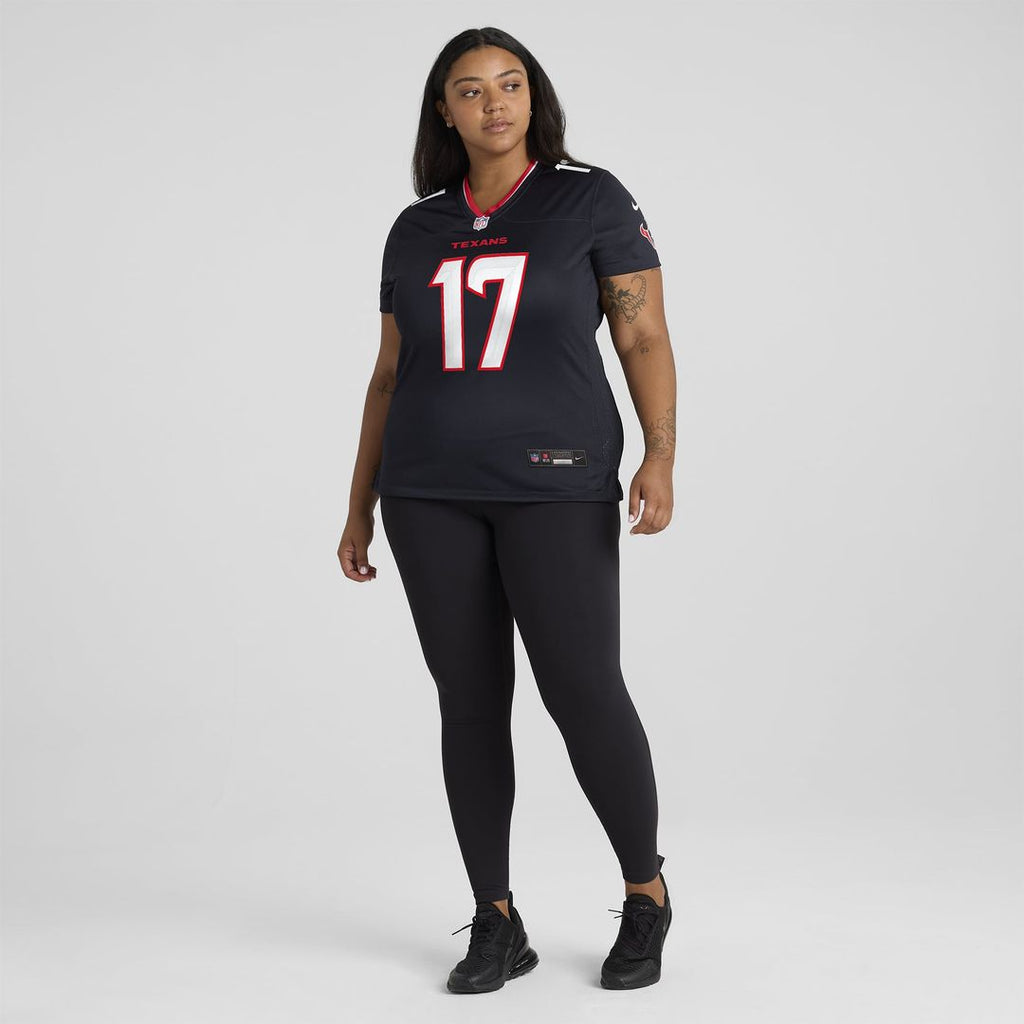 Braxton Berrios Houston Texans Women's Team Game Jersey - Navy