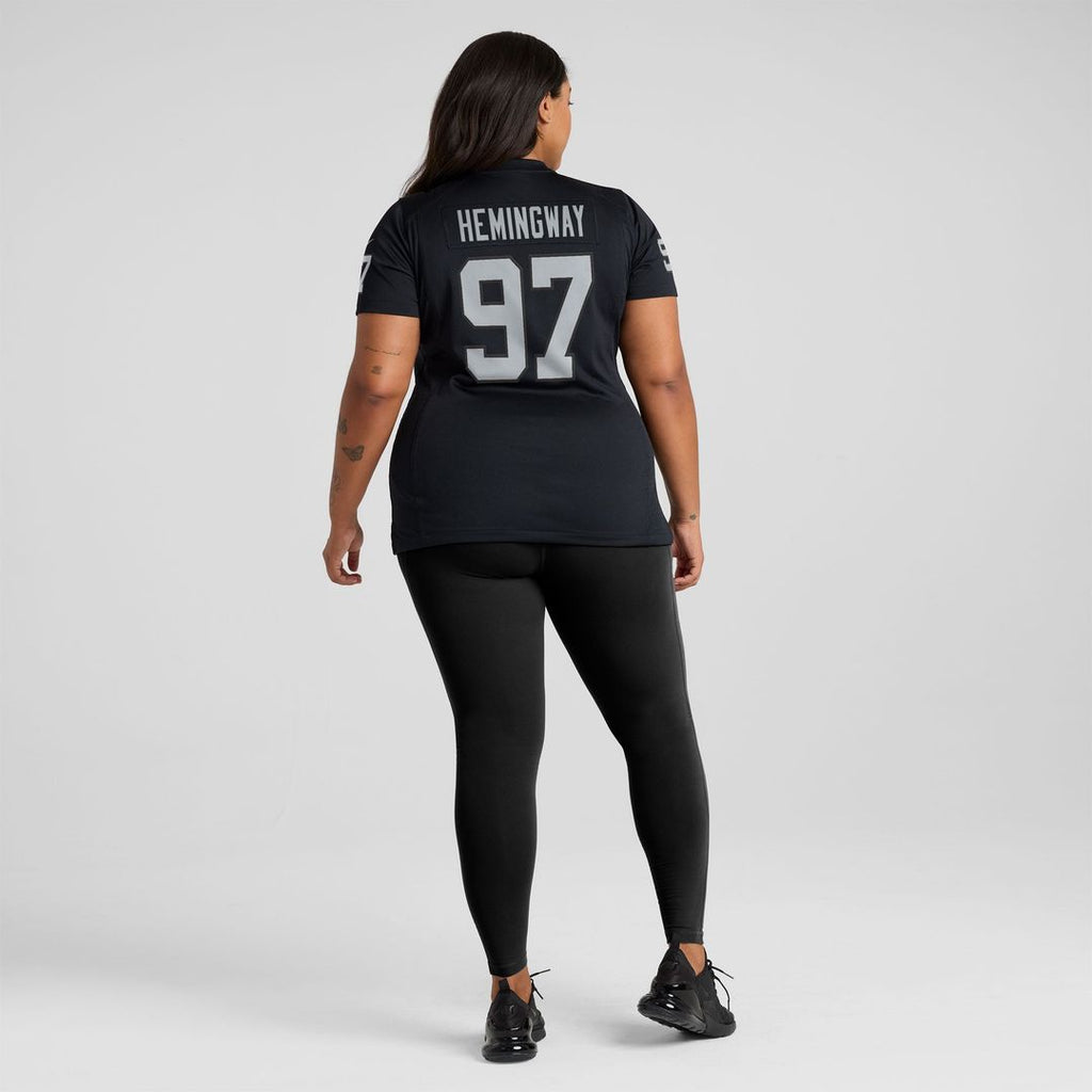 Tonka Hemingway Las Vegas Raiders Women's Team Game Jersey - Black