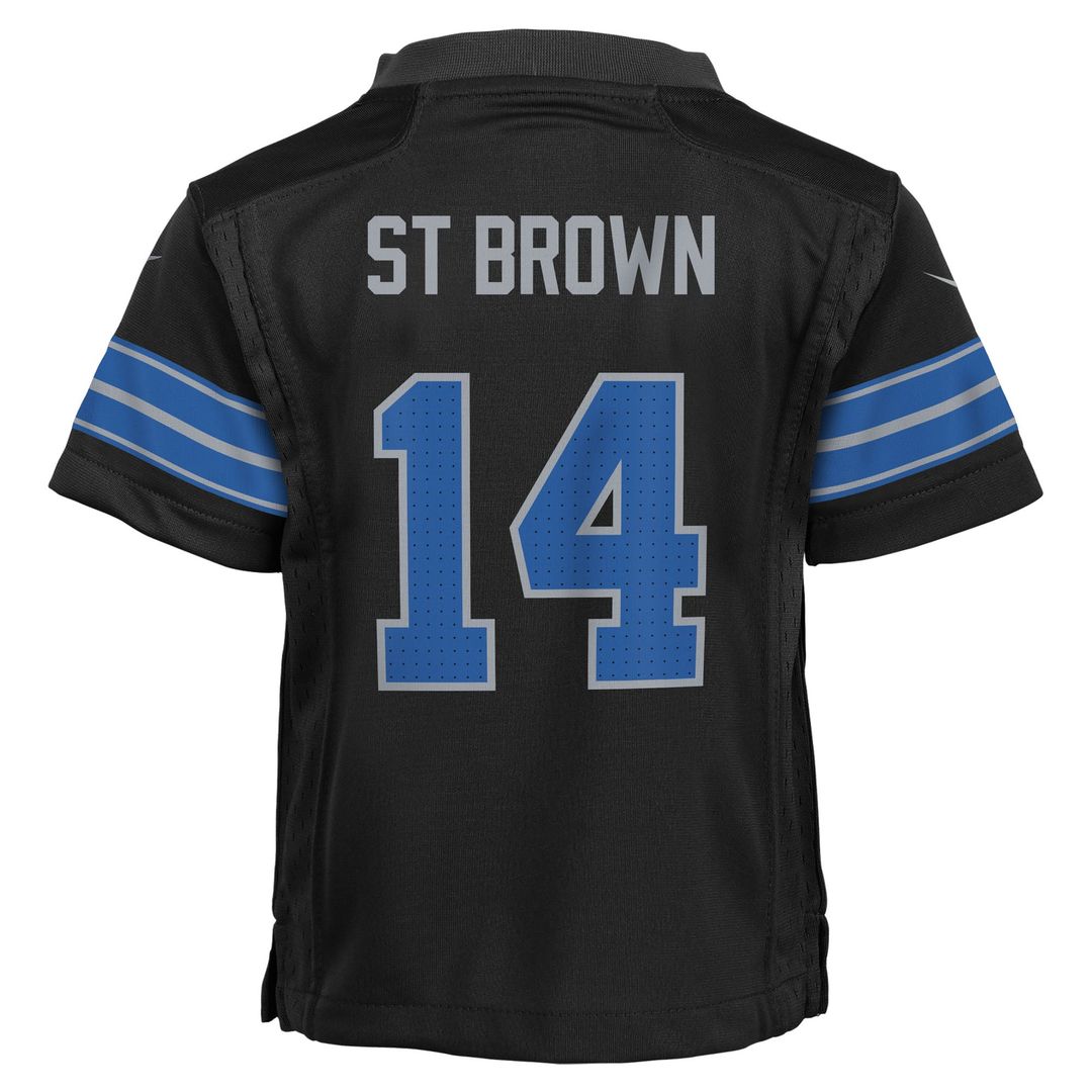 Amon-Ra St. Brown Detroit Lions Preschool Alternate Player Game Jersey - Black
