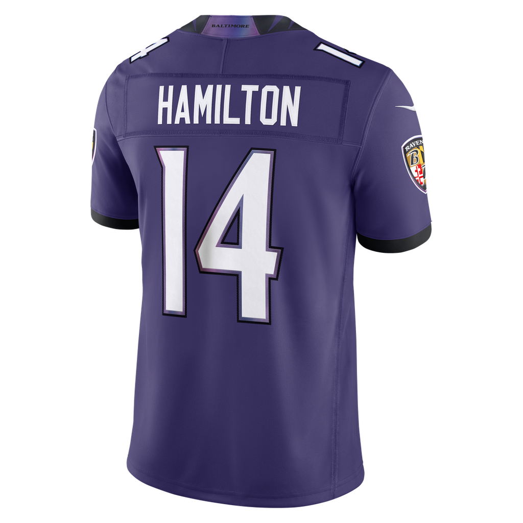 Kyle Hamilton Baltimore Ravens Vapor F.U.S.E. Stitched Limited Jersey - White