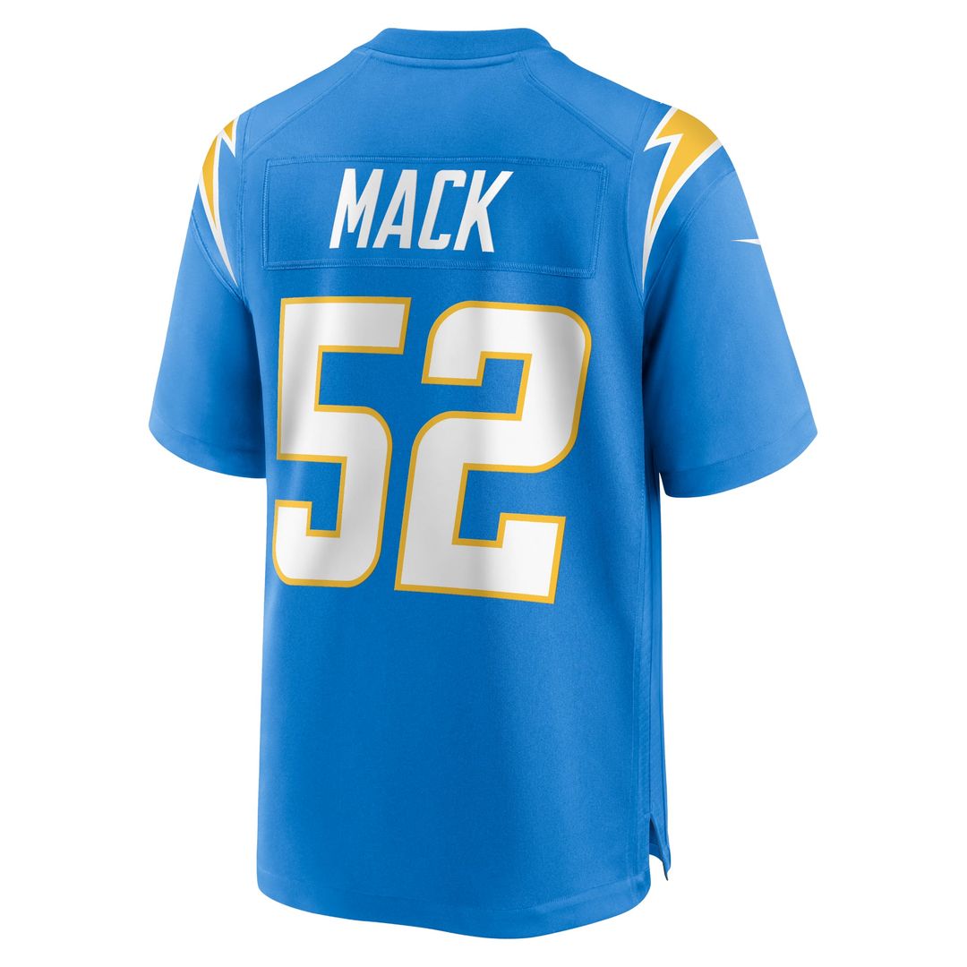 Khalil Mack Los Angeles Chargers Youth Game Jersey - Powder Blue