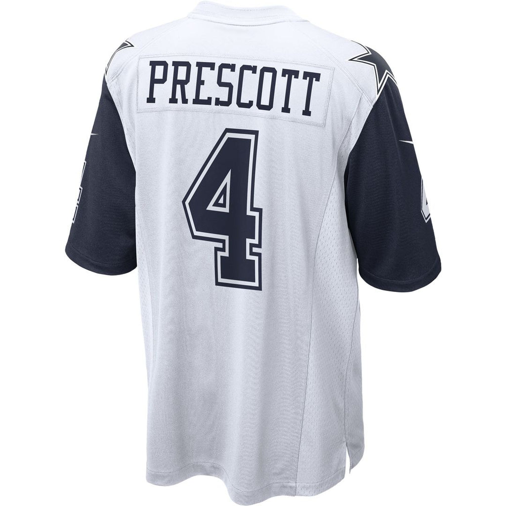 Dak Prescott Dallas Cowboys Alternate Game Team Jersey - White