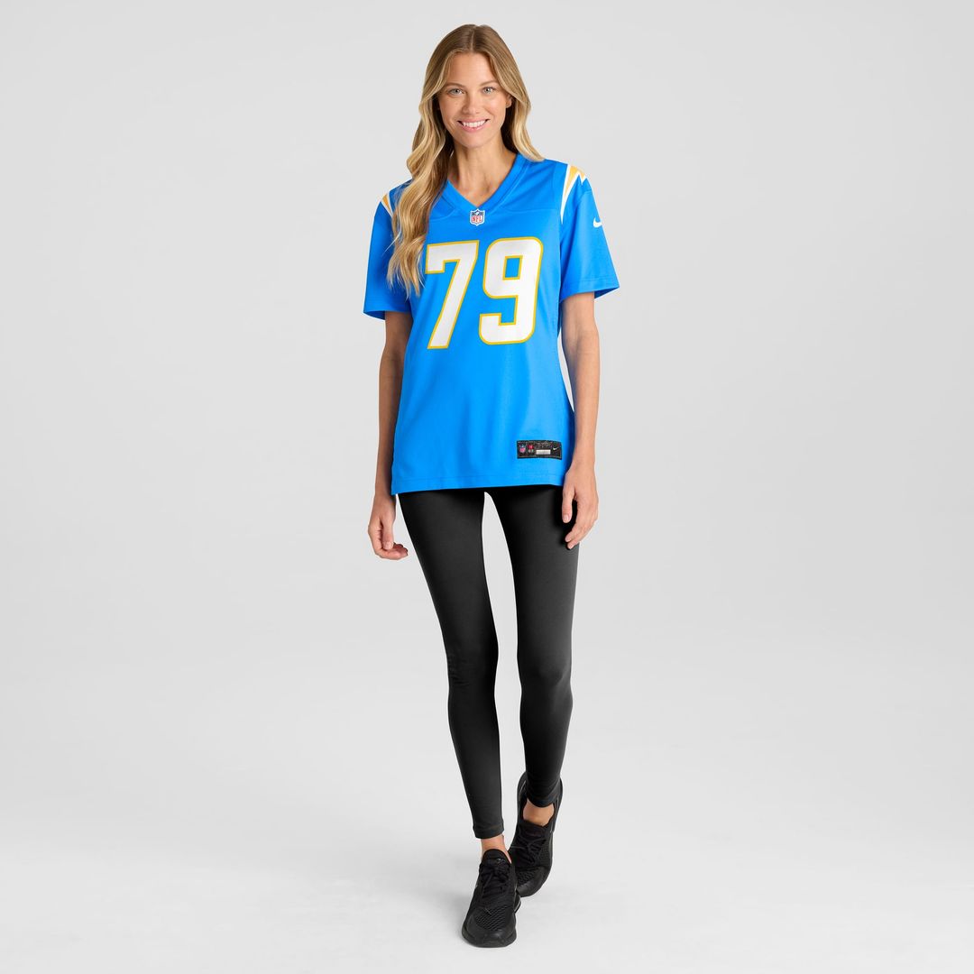 Trey Pipkins III Los Angeles Chargers Women's Game Jersey - Powder Blue