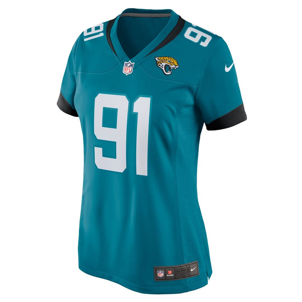 Arik Armstead Jacksonville Jaguars Women's Team Game Jersey - Teal