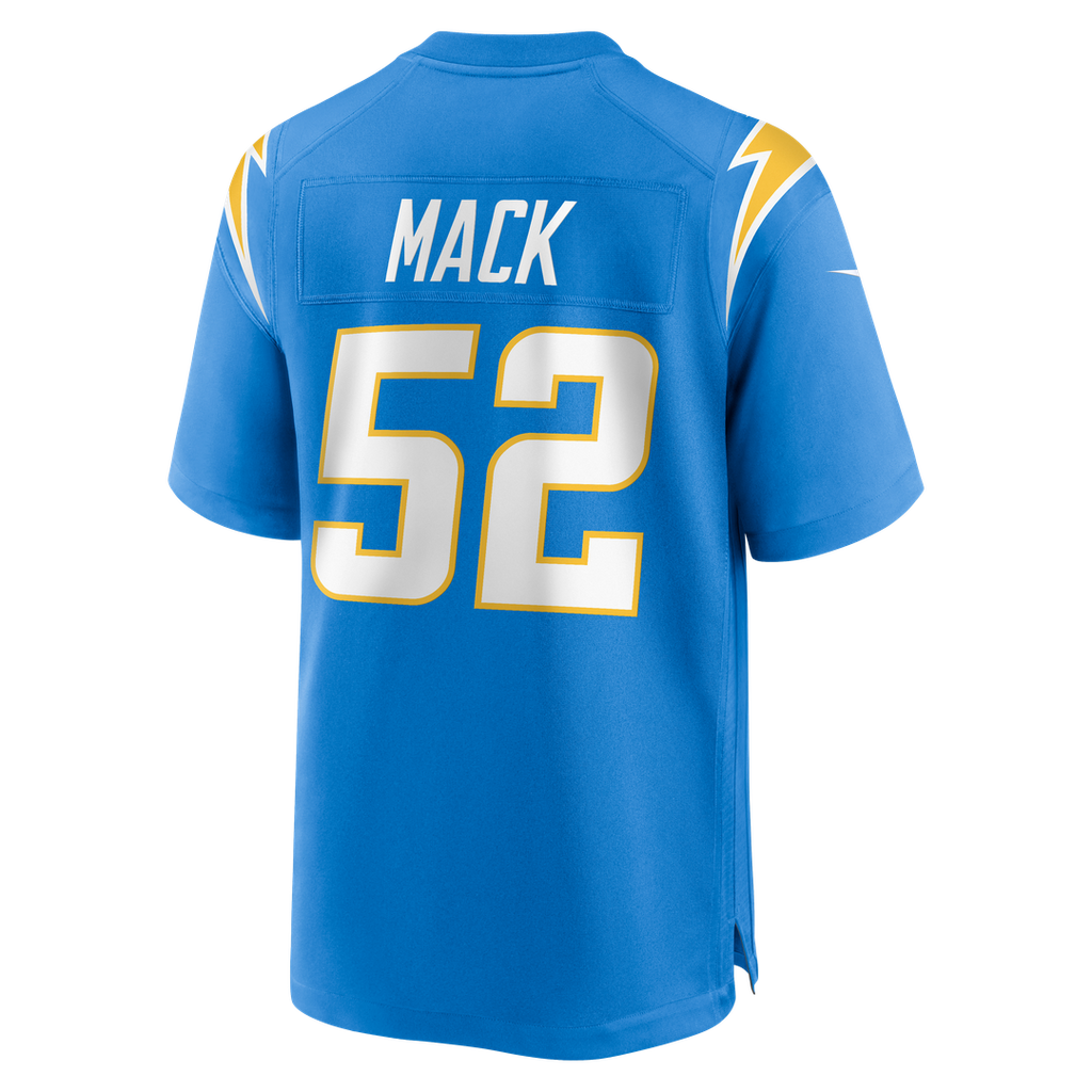 Khalil Mack Los Angeles Chargers Game Jersey - Powder Blue