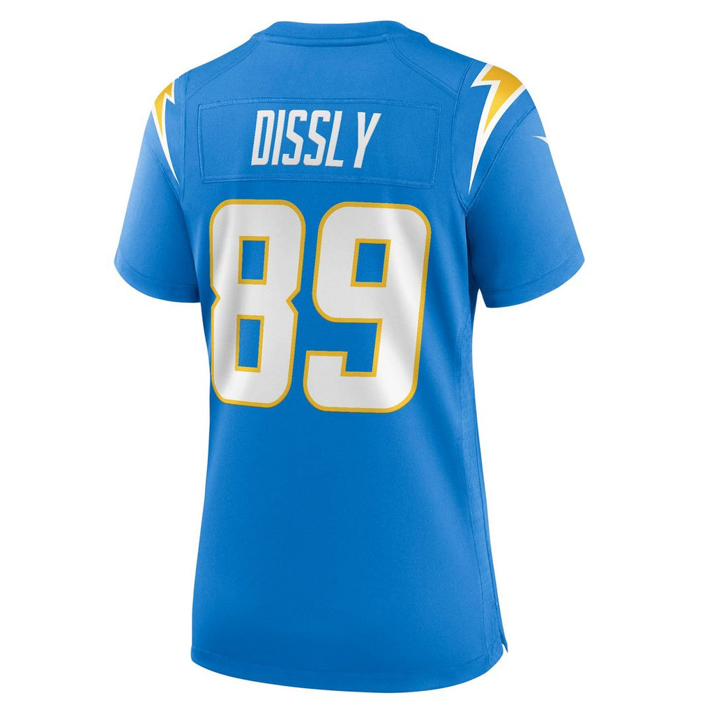 Will Dissly Los Angeles Chargers Women's Team Game Jersey - Powder Blue