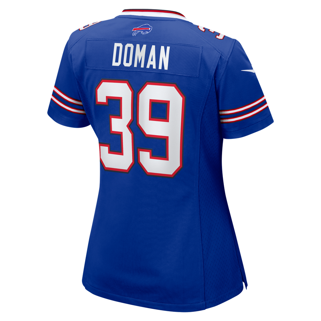 Tommy Doman Buffalo Bills Women's Team Game Jersey - Royal