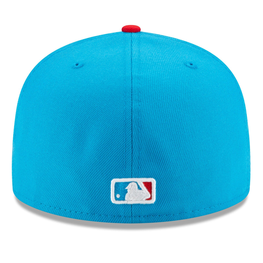 Men's Miami Marlins New Era Blue/Red 2021 City Connect 59FIFTY Fitted Hat